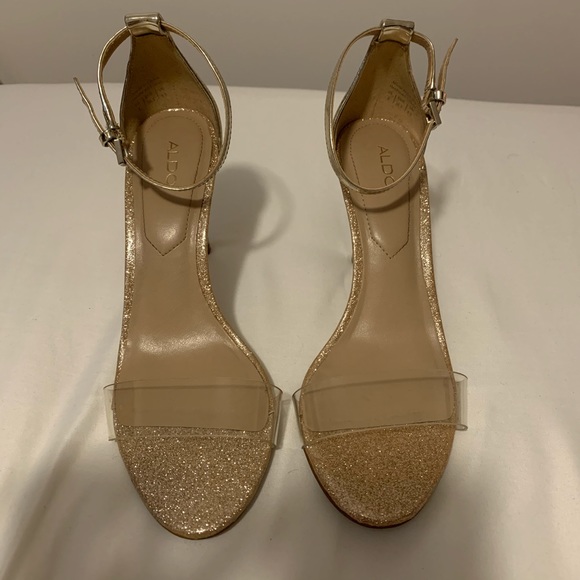 Clear rose gold high heels - Picture 4 of 5